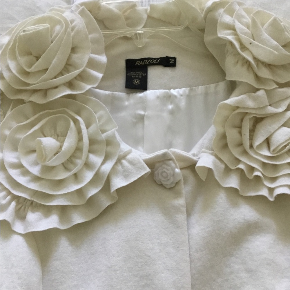 Like new Winter white Radzoli jacket